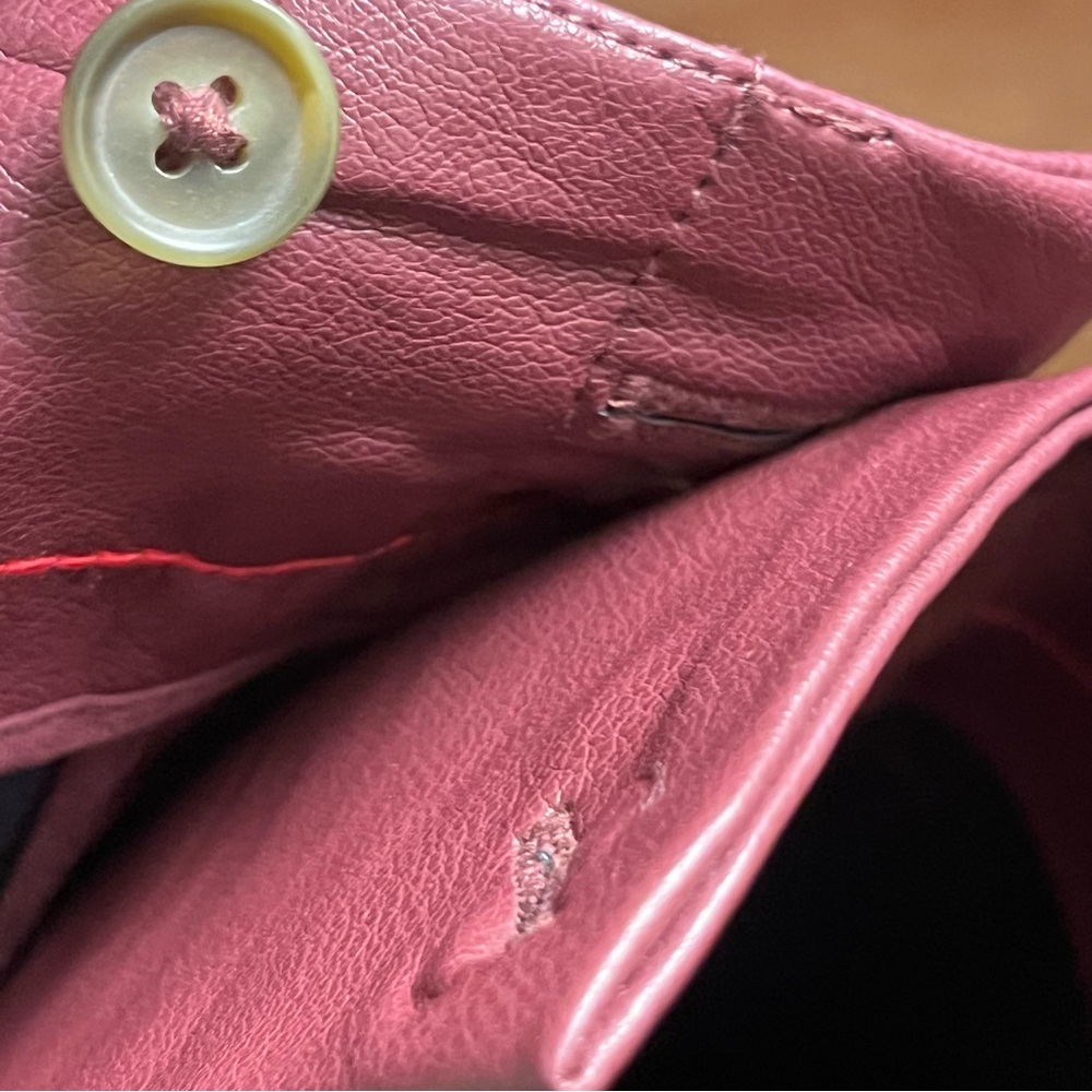 The Colette Faux Leather Cherry Burgundy Maxi Pencil Skirt by Maeve Vegan — XS - Picture 9 of 12